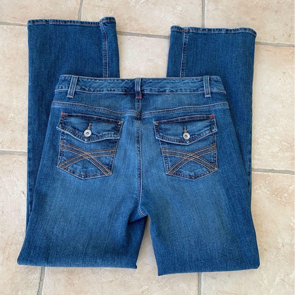 TOMMY HILFIGER Freedom Boot Cut Mid Rise Denim Jeans - Picture 5 of 9
